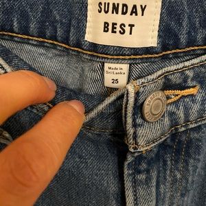 COPY - Aritzia Sunday best dad jeans size 25